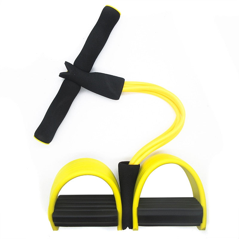 4 Resistance Bands Fitness Elastic Pull Ropes Exerciser Rower Belly Ho –  Presexful Beauty Palace