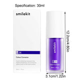 30ml V34 Purple Whitening Toothpaste Remove Stains Reduce Yellowing Care For Teeth Gums Brightening Teeth Fresh Breath 2023