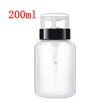 60/120/150/200ml Empty Pump Dispenser Liquid UV Gel Polish Nail Art Polish Clean Bottle Polish Cleanser Remover Bottle