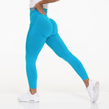 New contour seamless leggings for women workout gym legging high waist fitness yoga pants butt booty legging plus sports tights