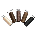 3 Rolls/5 Rolls Hair Weaving Threads With 4 pcs C Curved Needles Wig Making Tools Sewing Thread