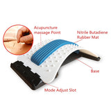 Back Stretcher Massager Fitness Gym Equipment For Home Stretch Equipment Lumbar Support Relaxation Spine Pain Relieve Chiropract