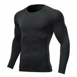 3pcs / Set Workout Male Sport Suit Gym Compression Clothes Fitness Running Jogging Sport Wear Exercise Workout Tights