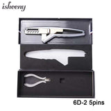 6D Hair Extensions Machine 5 pins 10 pins Human Hair Connector Kits 6D Micro Link Remove Hair Plier Salon Tools Set