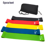 Rubber 30cm Resistance Bands Set Elastic Mini Resistence Band Sport Workout Yoga Pilates Exercise Fitness Equipment for Home Gym