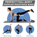 Women Fitness Resistance Loop Bands Set Training Exercise Yoga Expander Elastic Band Equipment for Home Workout Gym Bodybuilding