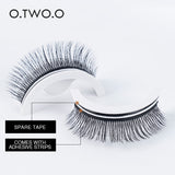 O.TWO.O Self Adhesive False Eyelashes Reusable Individual Lashes Long Thick Volume Eyelashes No Need Glue Eyelash Extension