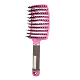 Hair Scalp Massage Comb Hairbrush Women Wet Dry Curly Untangling Hair Brush Bristle Nylon Salon Hair Styling Tools Dropship