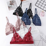 1 Pcs Sexy Bra For Woman Lace Thin Underwear Female Transparent Bras For Women Lace Sexy Lingerie Bralette For Ladies BANNIROU