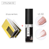 LILYCUTE 5ml Quick Extension Gel Construct Hard Gel Semi Permanent UV LED UV Gel Nail Art Design Faux Ongles Nails Accesorios