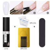 LILYCUTE 5ml Quick Extension Gel Construct Hard Gel Semi Permanent UV LED UV Gel Nail Art Design Faux Ongles Nails Accesorios