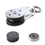 661lb Bearing Lifting Pulley Silent Wheel Fitness Equipment Strength Training Home Gym Workout Accessories