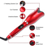 Automatic Hair Curler Rotating Ceramic Curling Iron Tongs Corrugation Curling Wand Hair Waver Styler Tools Auto Hair Crimper