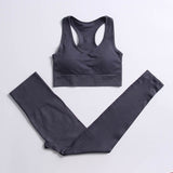 2/3/4PCS Seamless Women Yoga Set Workout Sportswear Gym Clothing Fitness Long Sleeve Crop Top High Waist Leggings Sports Suits