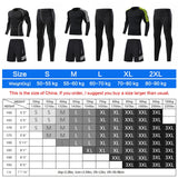 3pcs / Set Workout Male Sport Suit Gym Compression Clothes Fitness Running Jogging Sport Wear Exercise Workout Tights