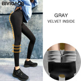 BIVIGAOS Micro Pressure Sharkskin Leggings Women Black Fitness Shaping Hip Lifting Leggings Skinny Slim Sport Workout Leggings