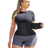 Buckle Snatched Waist Trainer Bandage Wrap Shapewear Tummy Control Corset Body Shaper Hook Trimmer Slimming Hourglass Belt Strap