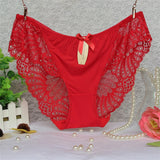 Awaytr Women Panties Briefs Plus Size Hot Underwear for Female Hipster Underpant Sexy Lingerie Lace Silk Cotton String Big XXXL