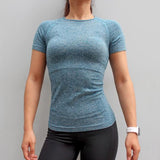 Fitness Women Seamless Sport Shirt Sports Wear For Women Gym Running Top Short Sleeve Yoga Workout Tops Training Sports