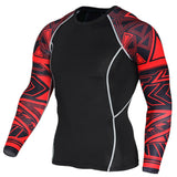 Mens Compression Shirts 3D Teen Wolf Jerseys Long Sleeve T Shirt Fitness Men Lycra MMA Workout T-Shirts Tights Brand Clothing