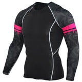 Mens Compression Shirts 3D Teen Wolf Jerseys Long Sleeve T Shirt Fitness Men Lycra MMA Workout T-Shirts Tights Brand Clothing