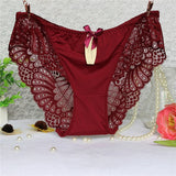 Awaytr Women Panties Briefs Plus Size Hot Underwear for Female Hipster Underpant Sexy Lingerie Lace Silk Cotton String Big XXXL