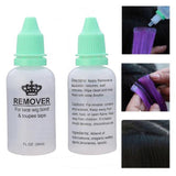 1 Bottle 30ml Hair Glue Remover Adhesives Remover Tape Hair Extension Tool Double-Sided Wig Glue Remover For Lace Frontal Wig