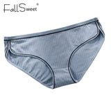 FallSweet 3 pcs/pack! Cotton Panties for Women  Plus Size Soft Briefs Sexy Lingerie Girl Underwear Female