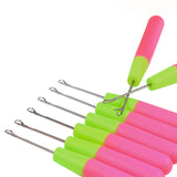 Braiding Latch Hook Crochet Hook Set Plastic Crochet Needle Crochet Kit Knitting Crochet Set Braid Craft Hair Extensions Tool