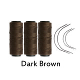 3 Rolls/5 Rolls Hair Weaving Threads With 4 pcs C Curved Needles Wig Making Tools Sewing Thread