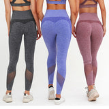 High Waist Fitness Gym Legging Women Seamless Energy Tights Workout Running Activewear Yoga leggins Hollow Sport Trainning Short