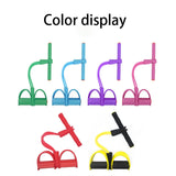 4 Resistance Bands Fitness Elastic Pull Ropes Exerciser Rower Belly Home Gym Sport Elastic Bands For Workout Fitness Equipment