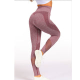 High Waist Fitness Gym Legging Women Seamless Energy Tights Workout Running Activewear Yoga leggins Hollow Sport Trainning Short