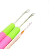 Braiding Latch Hook Crochet Hook Set Plastic Crochet Needle Crochet Kit Knitting Crochet Set Braid Craft Hair Extensions Tool