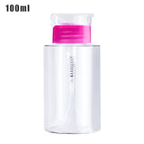 60/120/150/200ml Empty Pump Dispenser Liquid UV Gel Polish Nail Art Polish Clean Bottle Polish Cleanser Remover Bottle