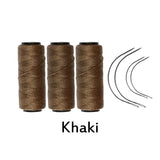 3 Rolls/5 Rolls Hair Weaving Threads With 4 pcs C Curved Needles Wig Making Tools Sewing Thread