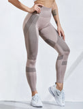 CHRLEISURE High Waist Leggings Women Bubble Butt Workout Gym Leggings Sports Stretch Fitness Pants