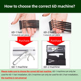 6D Hair Extensions Machine 5 pins 10 pins Human Hair Connector Kits 6D Micro Link Remove Hair Plier Salon Tools Set