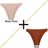 2PCS Women Panties Set Seamless Underwear Set Female Low Rise Briefs Underpants Sexy Lingerie Pantys 2022