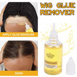 Wig Glue Bold Hold Lace Glue for Wigs Waterproof Lace Wig Glue Adhesive + Hair Wax Stick for Wig Edge Control Gel Stick+Remover