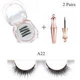 1/3/6 Pairs Magnetic Lashes Eyeliner Magnetic Kit,Magnetic Eyelashes and Eyeliner Set,No Glue Waterproof Faux Cils Magnetique