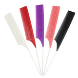 New Highlight Comb Steel Needle Tip-tail Comb Hair Salon Perm Dyed Hair Comb Anti-static Hair Comb Hairdressing Comb Hair Tool