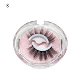 5/1 Pairs/Box Self-adhesive Reusable Fake Eyelashes With Tweezer Glue-Free Lashes Natural Curly Eyelashes pesta?as postizas