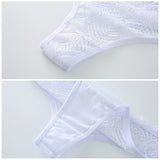 3PCS Ladies Sexy Lingerie Women&#39;s Underwear Set High-Quality Lace Embroidery Panties Low-waist Breathable Underpants G String