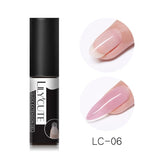 LILYCUTE 8ml Extension Nail Gel White Clear French Nail Art DIY Hard Gel For Quick Prolong Nails Finger Form Manicure Tips Tools