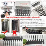 6D Hair Extensions Machine 5 pins 10 pins Human Hair Connector Kits 6D Micro Link Remove Hair Plier Salon Tools Set