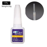 10g Fast Drying Nail Glue for False Nails Glitter Acrylic Nail Rhinestone Decoration Extension Glue Adhensive Nail Care Tool