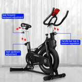 ONETWOFIT 127kg Load Static Bicycle Bike Apartment Spinning Bike Gym Stationary Exercise Bike Fitness Equipment for Home Trainer