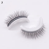 5/1 Pairs/Box Self-adhesive Reusable Fake Eyelashes With Tweezer Glue-Free Lashes Natural Curly Eyelashes pesta?as postizas