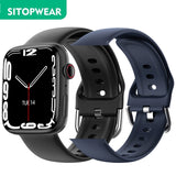 SitopWear Smart Watch 2022 Wireless Charging Smartwatch Bluetooth Calls Watches Men Women Fitness Bracelet Custom Watch Face